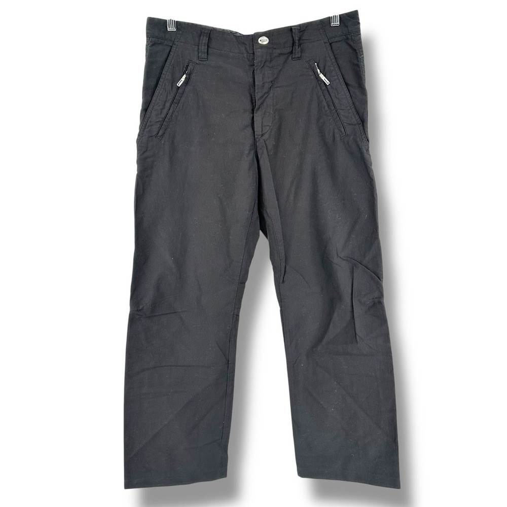 Pirelli‎ Black Utility Pants Men IT 48 (US 34) Zip Pocket Techwear Made In Italy